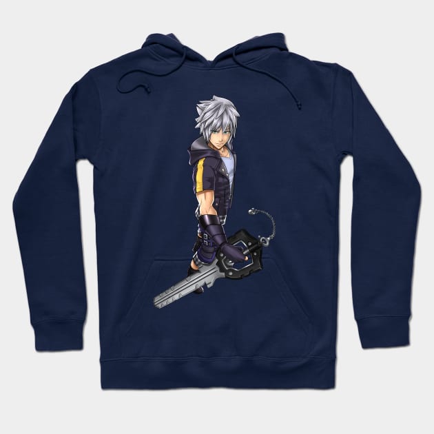 Riku Kingdom Hearts 3 Hoodie by BlazeManga